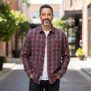 GRAYERS Flannel Shirt. Size Large